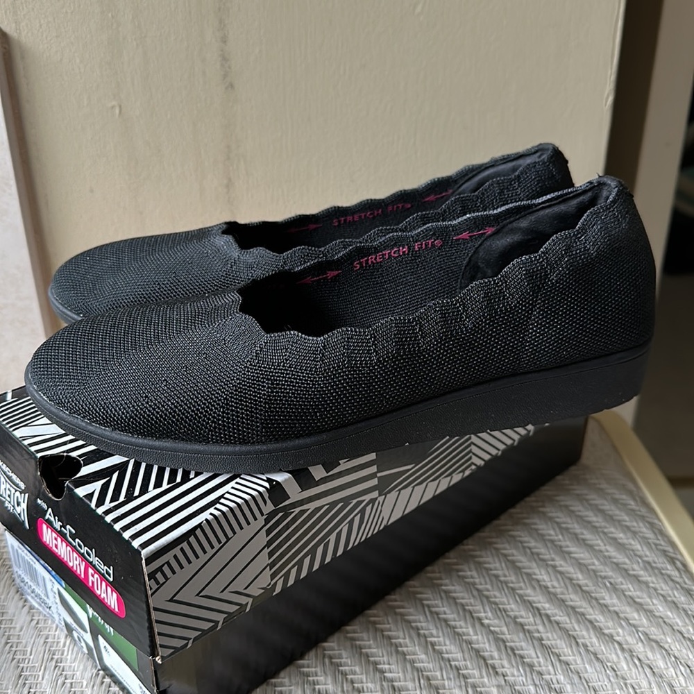 Nib Sketchers Cleo Flex Wedge Spellbind Sz 9 - image 2